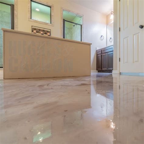 Pearl White Epoxy Floor Flooring Ideas