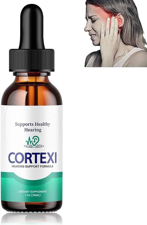 Cortexi Drops For Ear Health Hearing Support Healthy Eardrum Ear Drops