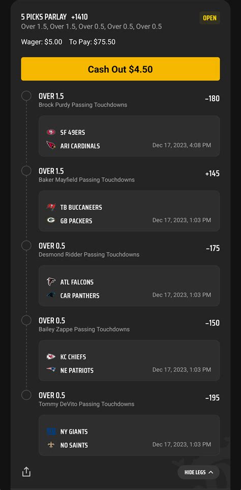 Qb Td Parlay R Sportsbetting