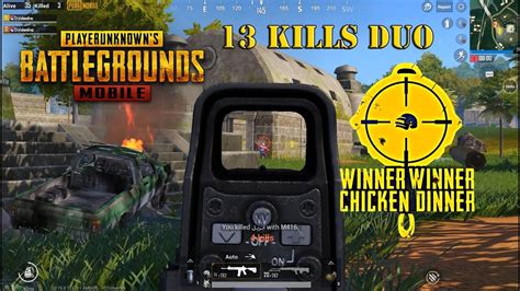 Pubg Mobile Duo Chicken Dinner Kills On Sanhok Youtube