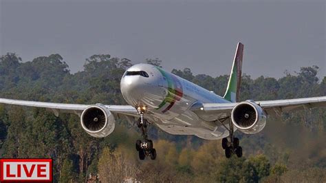 Live Plane Spotting At Porto Airport Opo Lppr Youtube