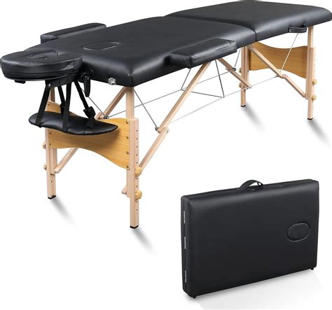 Alightup Table De Massage Pliante Professionnel En Bois Lit Cosmétique