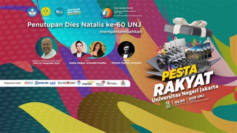 Pesta Rakyat And Penutupan Dies Natalis Ke 60 Unj Youtube