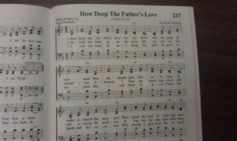 Hymn Reflection “how Deep The Father’s Love For Us”