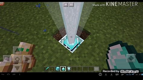 Cara Membuat Laser Dan Mendapat Kekuatan Di Minecraft Youtube