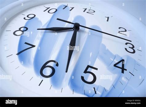 clock  light bulb stock photo alamy
