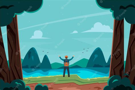 Free Vector | Adventure background