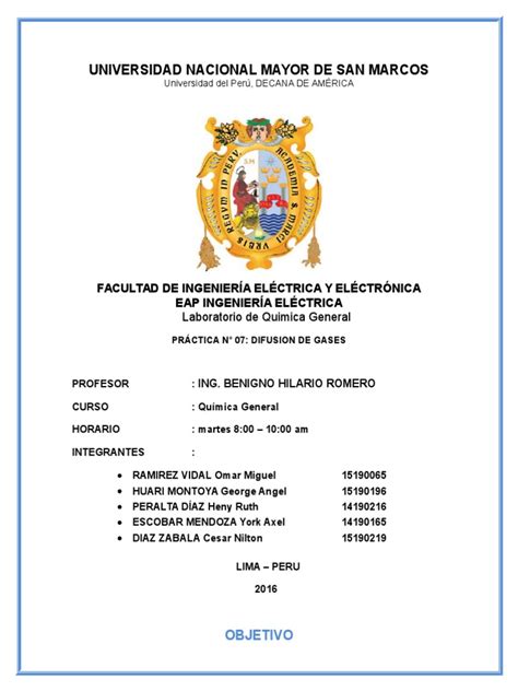 Pdf Informe N Difusion De Gases Unmsm Dokumen Tips