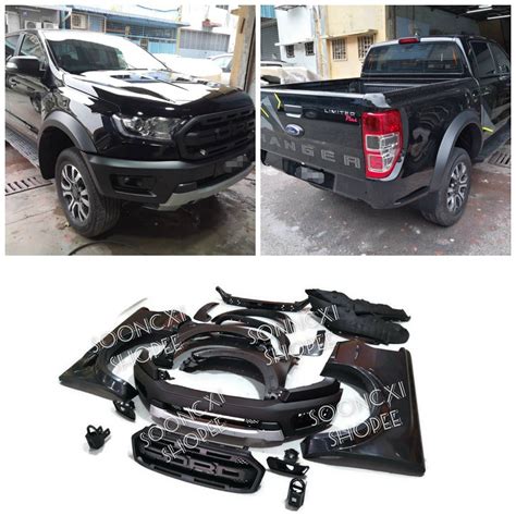 Ford Ranger T7 T8 Conversion Raptor 1 To 1 Bodykit Tukar Fender Bumper