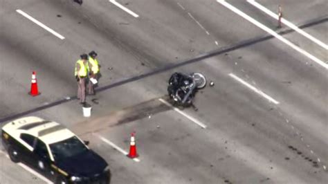 Motorcyclist Killed Following Crash On I 95 Express Lanes In Hollywood