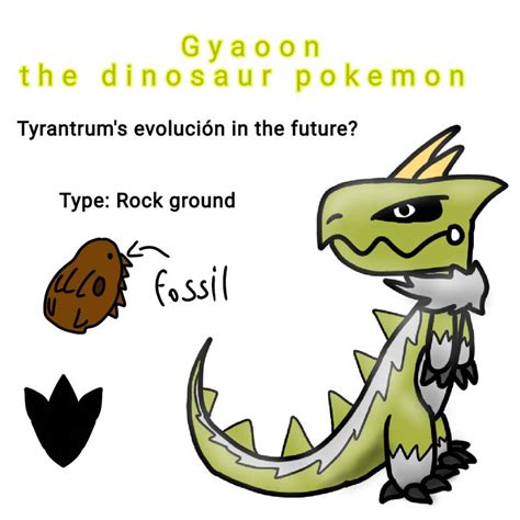 Gyaoon The Dinosaur Pokemon By Abdelarias On Deviantart