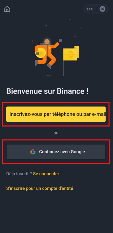 Comment créer un compte Binance Coinaute