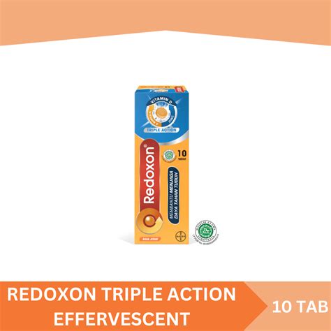 Jual Redoxon Effervescent Triple Action Tablet Shopee Indonesia