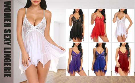 Sedex Babydoll Lingerie Sexy Intimo Donna Biancheria Intima