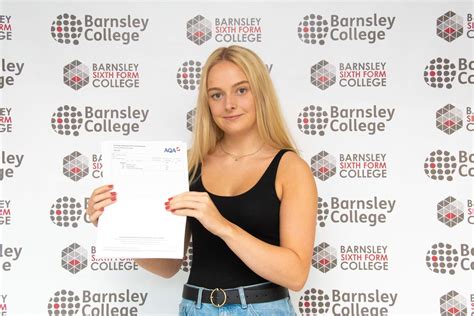 Sixth Form Students Receive A Level Results Barnsley Sixth Form College