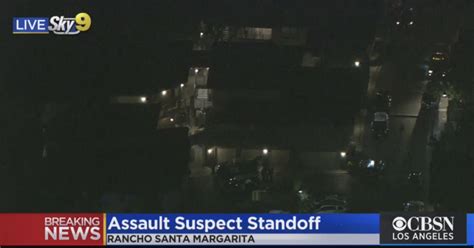 Alleged Assault Suspect In Rancho Santa Margarita In Custody After Hours Long Standoff Cbs Los