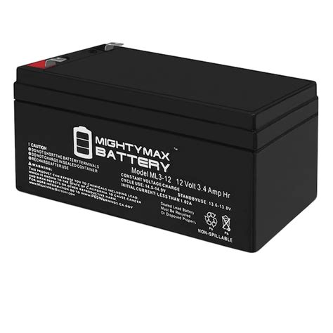 Mighty Max Battery Volt Ah Rechargeable F Terminal Sealed Lead