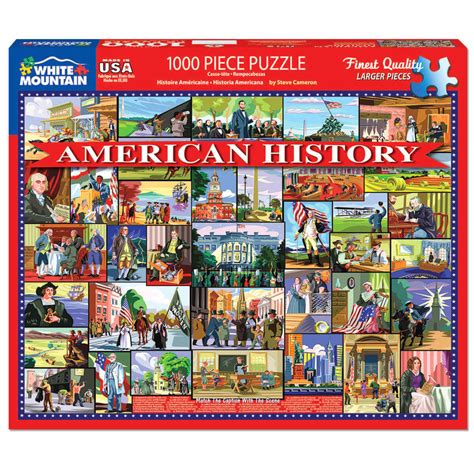 White Mountain Puzzles American History 1000 Piece Jigsaw Puzzle