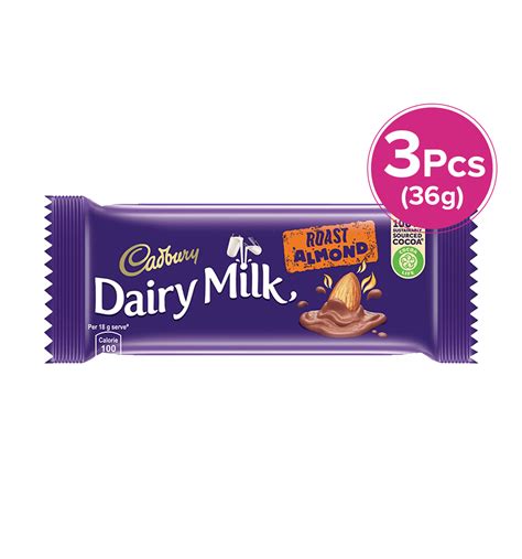 Buy Cadbury Cadbury Dairy Milk Roast Almond Chocolate Bar Pieces