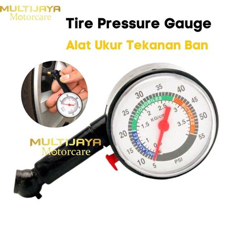 Tire Pressure Gauge Alat Ukur Tekanan Angin Ban Motor Mobil Pengukur