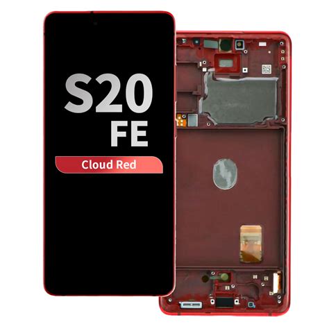 Refurbished Oled Assembly With Frame For Samsung Galaxy S Fe Cloud