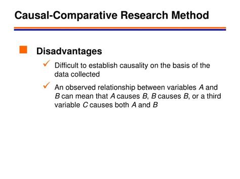 PPT - Causal-Comparative Research Designs PowerPoint Presentation - ID ...