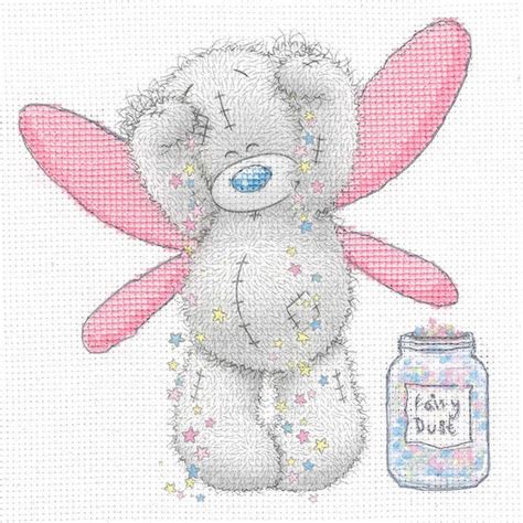 Tatty Ted Fairy Dust Printed Cross Stitch Kit Only £1499