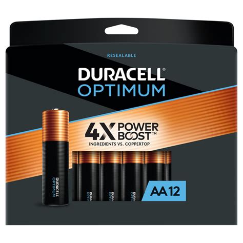 Save On Duracell Optimum Alkaline Batteries Size Aa Order Online