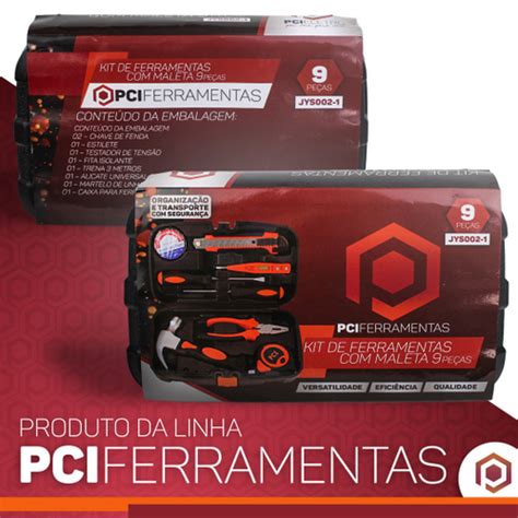 Jogo Kit Caixa De Ferramentas Chave Pe As Maleta Estojo No Shoptime