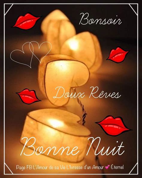 Bonsoir Doux Rêves Bonne Nuit Bonne nuit Douce nuit mon amour