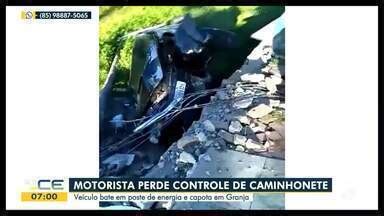 Bom Dia Cear Motorista Morre E Duas Pessoas Ficam Feridas Em