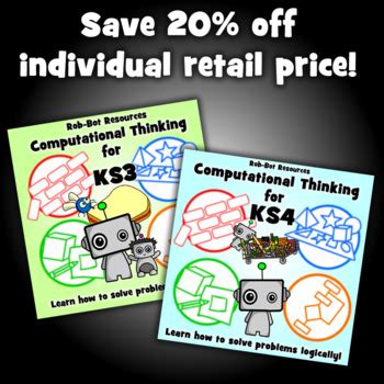 Computational Thinking KS3 KS4 Bundle By ROBBOT RESOURCES TpT