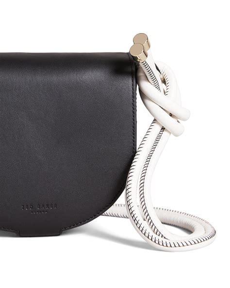 Ted Baker Amelina Rope Handle Mini Cross Body Bag Black