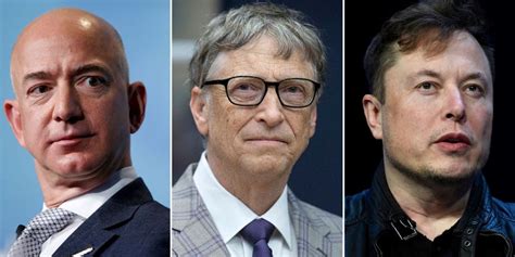 Elon Musk Jeff Bezos Bill Gates Larry Page Y Mark Zuckerberg Han