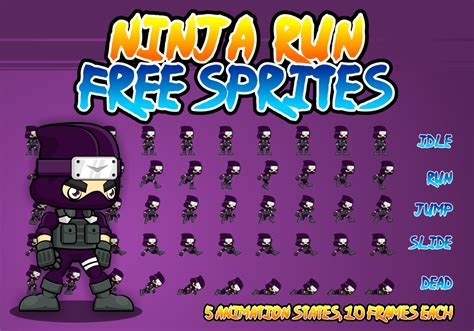 Ninja Run - Free Sprites | OpenGameArt.org