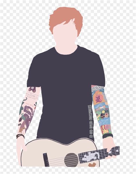 Ed Sheeran Drawing Transparent Tattoos Guitar Pls Like - Guitar Arm ...