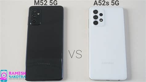 Samsung Galaxy M52 5g Vs A52s 5g Speed Test And Camera Comparison Youtube