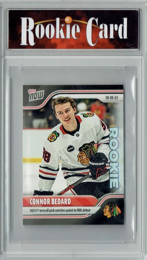 Amazon Certified Mint Connor Bedard Topps Now Nhl