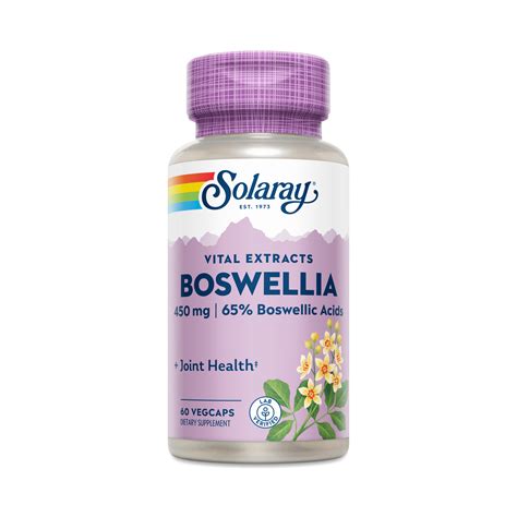 Solaray Boswellia Resin Extract Mg Thrive Market