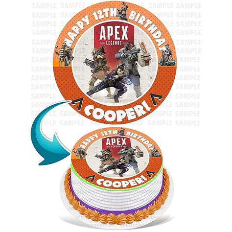 Buy Cakecery Apex Legends Edible Cake Topper Image Personalized