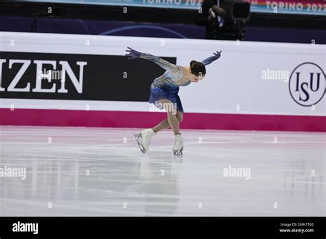 Isabeau Levito Of United States Of America Competes During The Isu