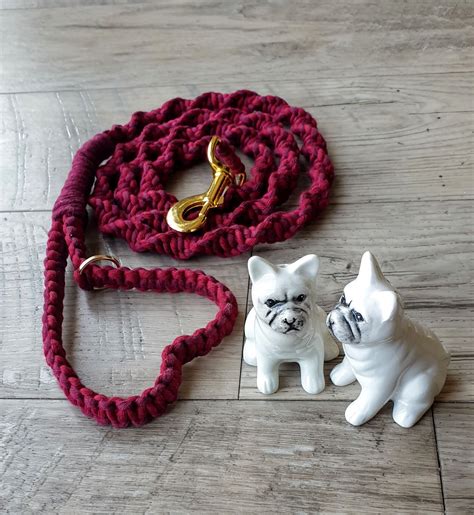 Macrame Dog Leash Dog T Small Dog Leash Medium Dog Etsy