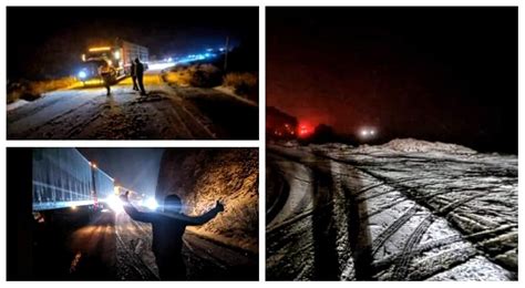 Cierran Tramo De Carretera Janos Agua Prieta Por Nevada