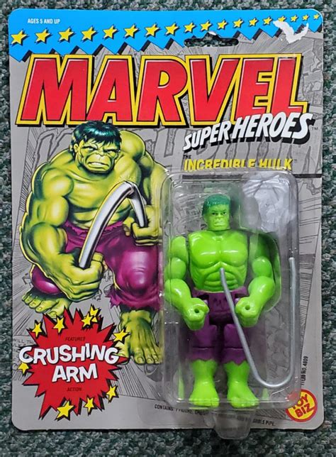 Toy Biz Marvel Super Heroes Incredible Hulk Action Figure Mint On Card