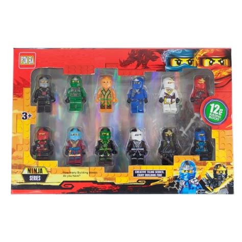 Set 12 Figurine Tip Ninjago Multicolor 5 Cm EMAG Ro