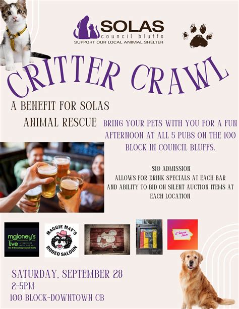 Solas Critter Crawl 100 Block Of West Broadway Historic District Council Bluffs 28 September