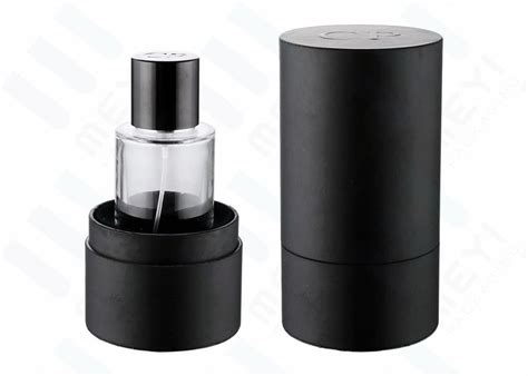 Mini 50ml Glass Perfume Bottles With Black Magnetic Perfume Cap And