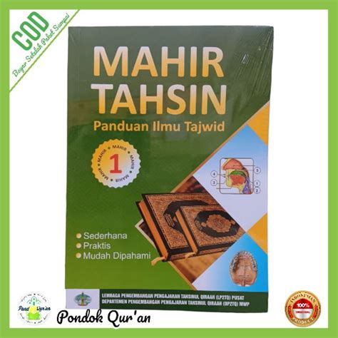 Jual Buku Mahir Tahsin Jilid Mudah Belajar Tajwid Panduan Ilmu Tajwid