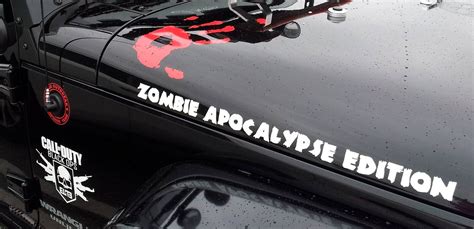 2 Zombie Apocalypse Edition Call Of Duty Black ops Wrangler Rubicon ...