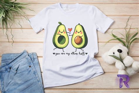 Cartoon Avocado Couple PNG Graphic by Revelin · Creative Fabrica